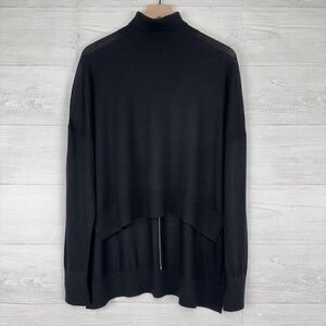 All Saints Black Turtleneck Sweater